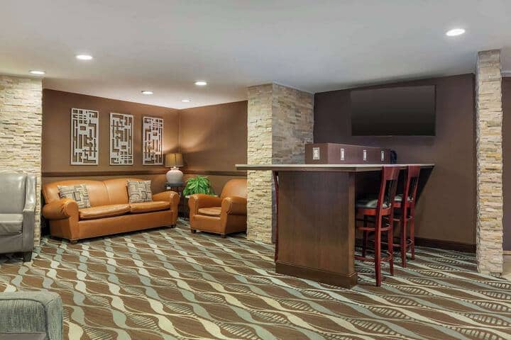 Lobby sitting area